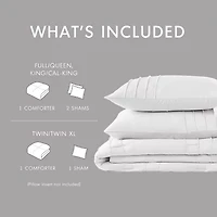 510 Design Porter Soft Wash Pleated Midweight Comforter Set