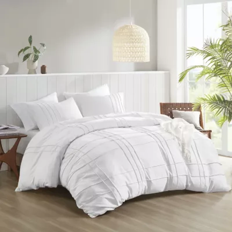 510 Design Porter Soft Wash Pleated Duvet Cover Set