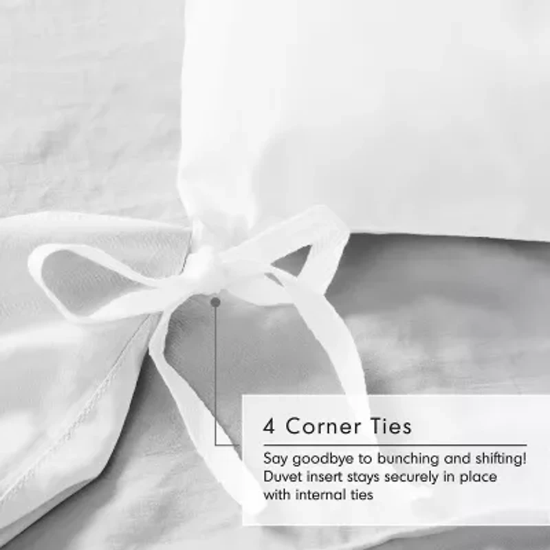 510 Design Porter Soft Wash Pleated Duvet Cover Set