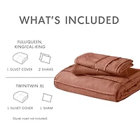 510 Design Porter Soft Wash Pleated Duvet Cover Set