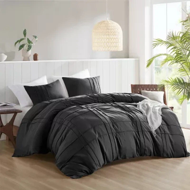 510 Design Porter Soft Wash Pleated Duvet Cover Set