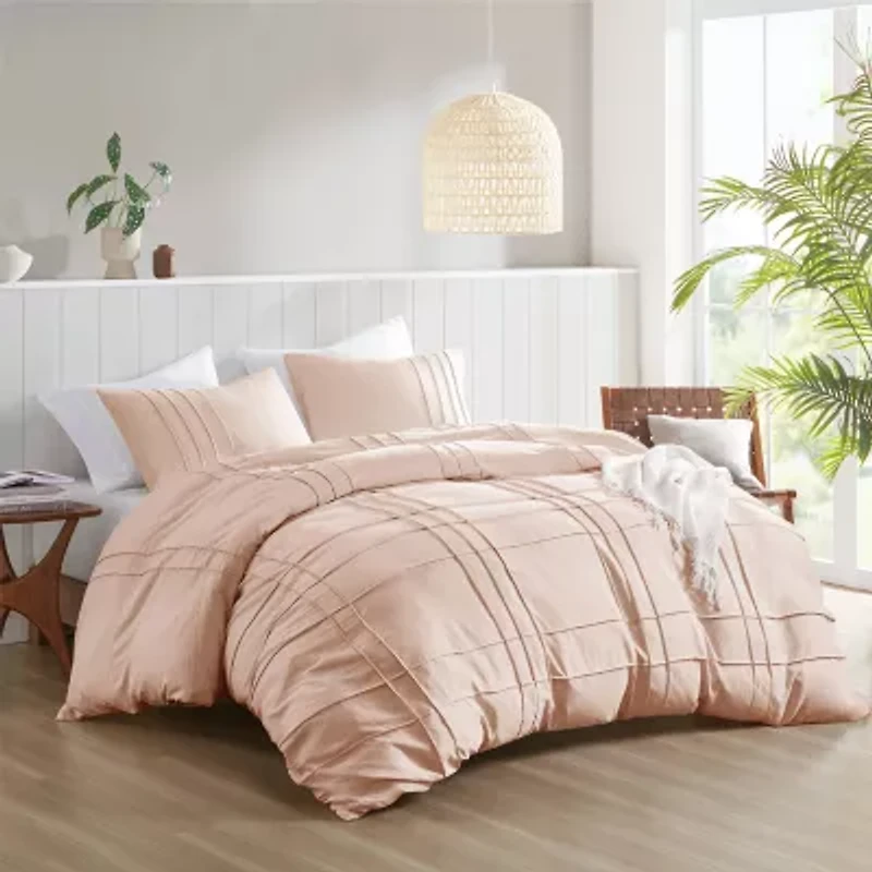 510 Design Porter Soft Wash Pleated Duvet Cover Set