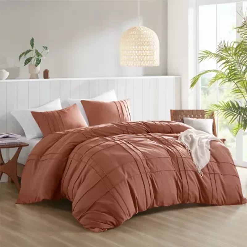 510 Design Porter Soft Wash Pleated Duvet Cover Set