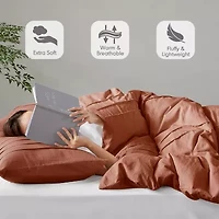 510 Design Porter Soft Wash Pleated Duvet Cover Set