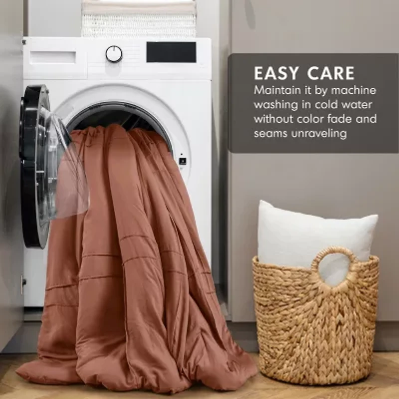 510 Design Porter Soft Wash Pleated Duvet Cover Set