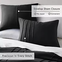 510 Design Porter Soft Wash Pleated Duvet Cover Set