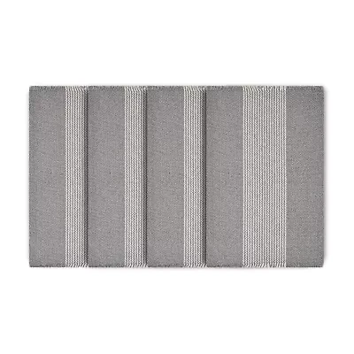Lr Home Maria Striped 4 Pack Placemat