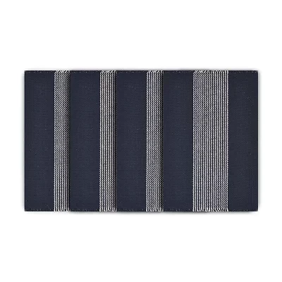 Lr Home Maria Striped 4 Pack Placemat