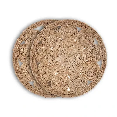 Lr Home Maya Striped 2 Pack Placemat