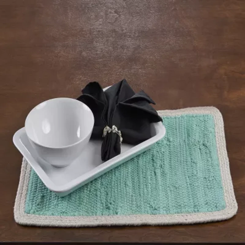 Lr Home Daisy Woven Table Runner