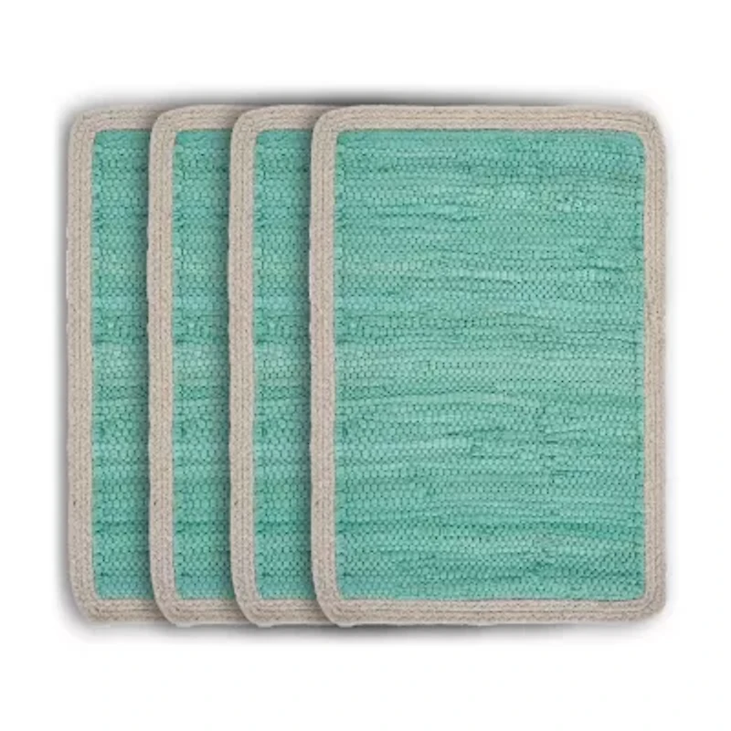 Lr Home Daisy Woven Table Runner