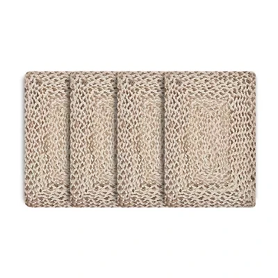 Lr Home Chole Striped 4 Pack Placemat