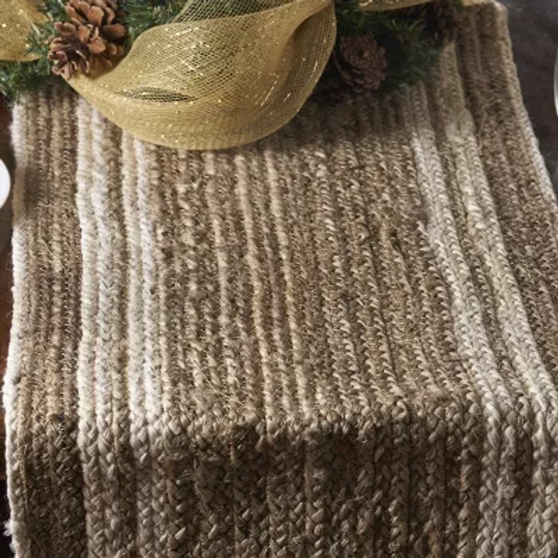 LR Home Nora Bordered Table Runner