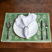 Lr Home Lyla Damask 4 Pack Placemat