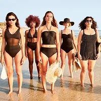 Liz Claiborne Womens One Piece Swimsuit