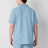 Frye and Co. Mens Short Sleeve Regular Fit Button-Down Shirt