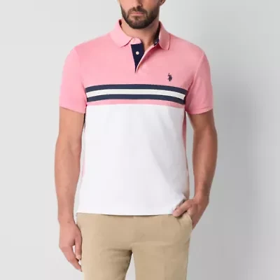 U.S. Polo Assn. Colorblock Mens Classic Fit Short Sleeve Shirt
