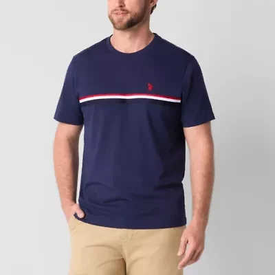 U.S. Polo Assn. Tricot Jersey Mens Crew Neck Short Sleeve T-Shirt
