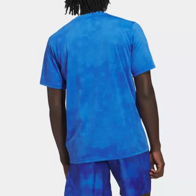 adidas Mens Crew Neck Short Sleeve Active T-Shirt