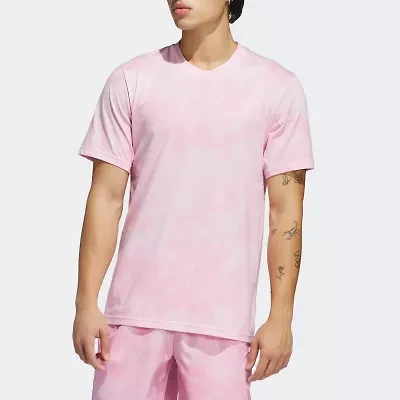 adidas Mens Crew Neck Short Sleeve Active T-Shirt