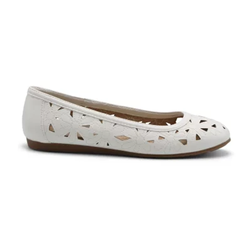 Mootsies Tootsies Womens Round Ballet Flats