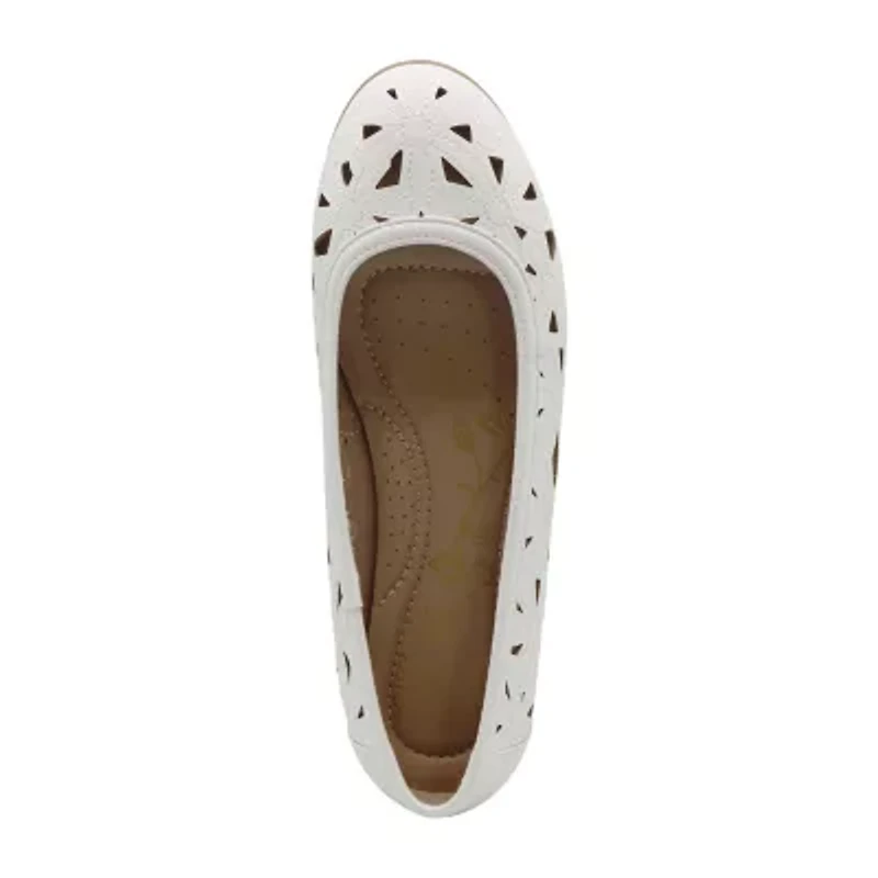 Mootsies Tootsies Womens Round Ballet Flats