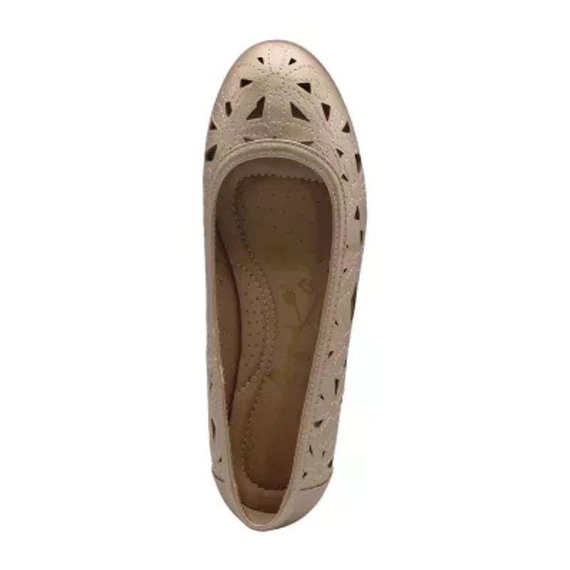 Mootsies Tootsies Womens Round Closed Toe Ballet Flats