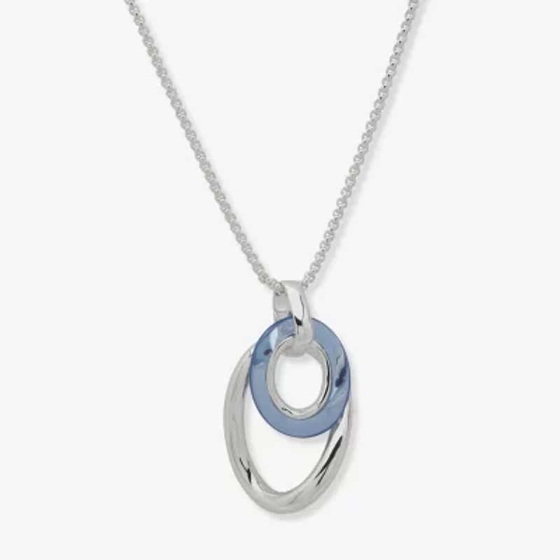 Worthington Womens 17 Inch Pendant Necklace