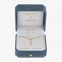 Sparkle Allure Womens 14K Gold Over Brass 16 Inch Y Necklace