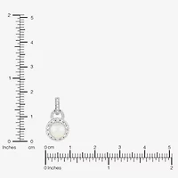 Limited Quantities! Womens Genuine White Cultured Freshwater Pearl Sterling Silver 18 Inch Pendant Necklace