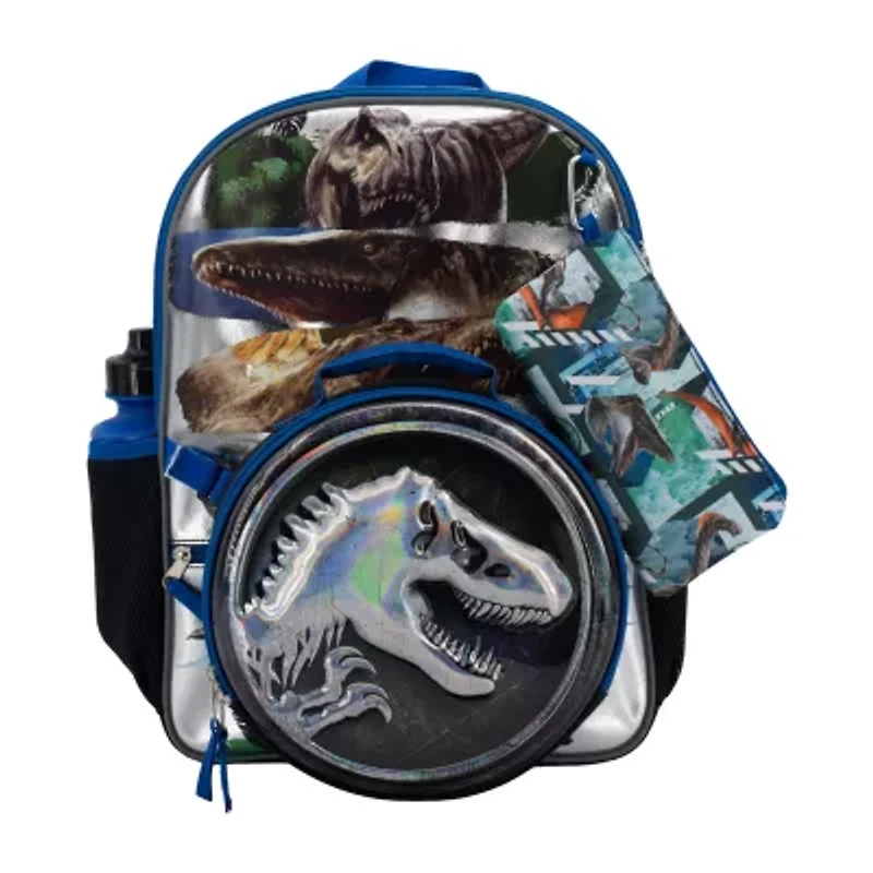 Licensed Jurassic World 5-Piece Backpack Set