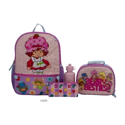 Licensed Strawberry Shortcake 5-Piece Backpack Set