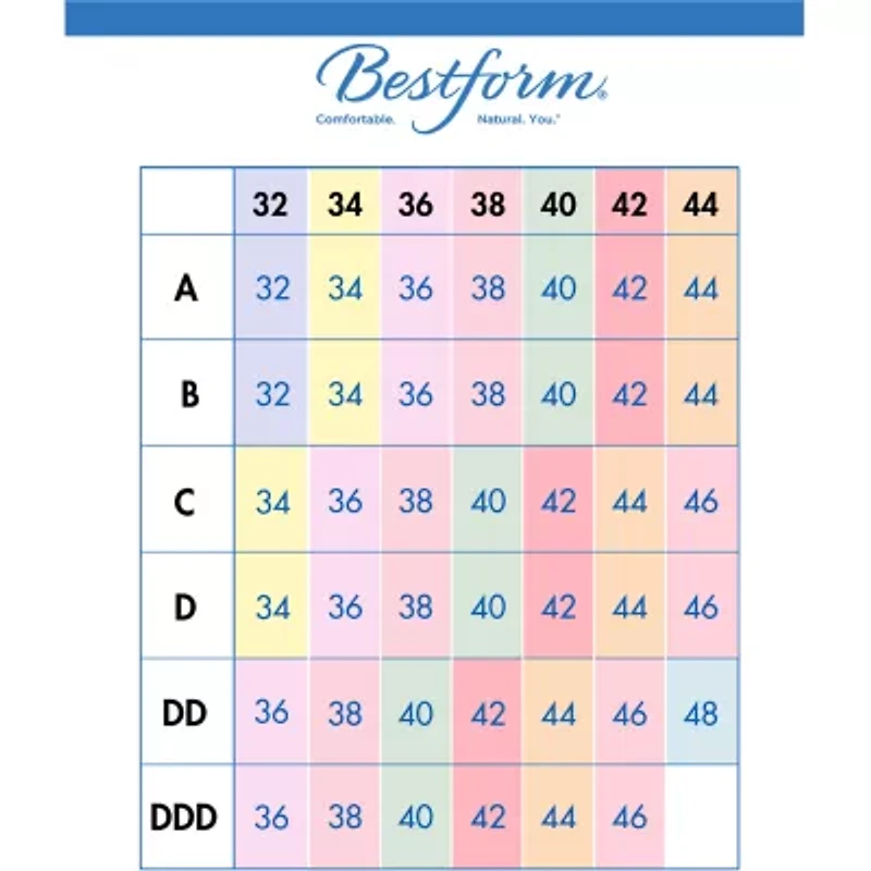 Bestform Spaghetti Strap Cotton Comfort Bra 3pk – 5009036PP