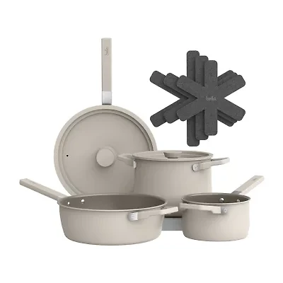 bella StoreMore Fits-anywhere Ceramic 9-pc. Cookware Set