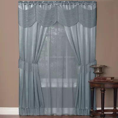 Halley Rod Pocket Light-Filtering Curtain Panel