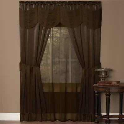 Halley Rod Pocket Light-Filtering Curtain Panel