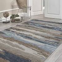 Amer Rugs Abriella Yuna Camouflage Hand Tufted Indoor Rectangular Accent Rug