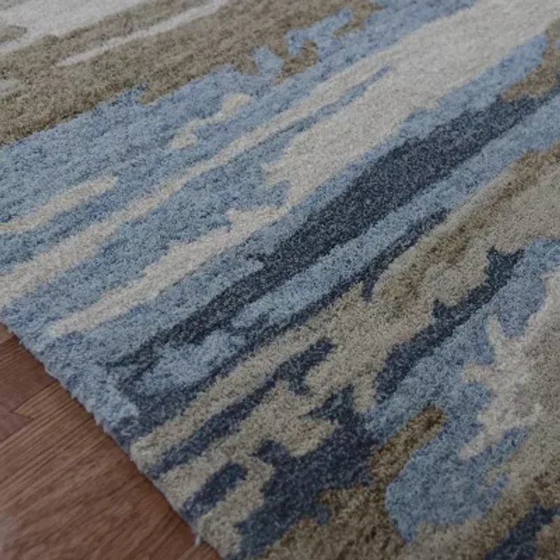 Amer Rugs Abriella Yuna Camouflage Hand Tufted Indoor Rectangular Accent Rug