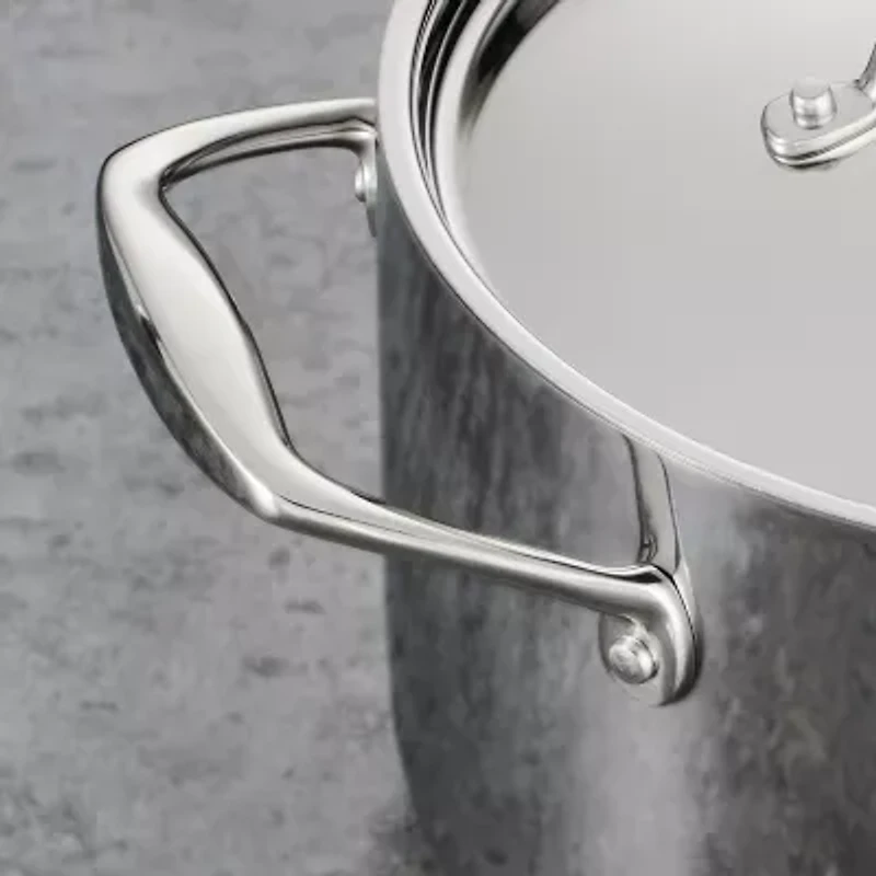 Tramontina Gourmet Tri-Ply Clad 18/10 Stainless Steel -pc. Induction-Ready Cookware Set