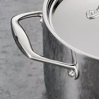 Tramontina Gourmet Tri-Ply Clad 18/10 Stainless Steel -pc. Induction-Ready Cookware Set