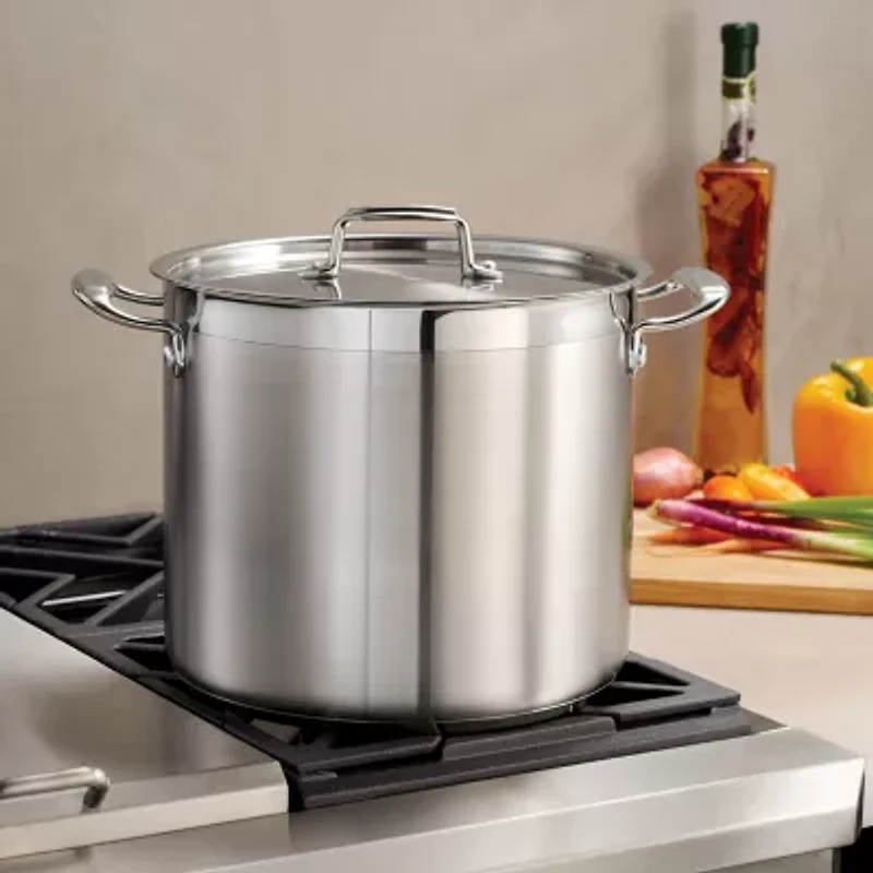 Tramontina® Gourmet 12-qt. Tri-Ply Covered Stock Pot