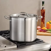 Tramontina® Gourmet 12-qt. Tri-Ply Covered Stock Pot