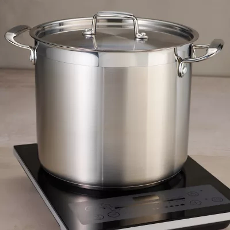 Tramontina® Gourmet 24-qt. Tri-Ply Covered Stock Pot