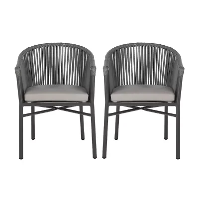 Kofi  2-pc. Patio Rope Chairs