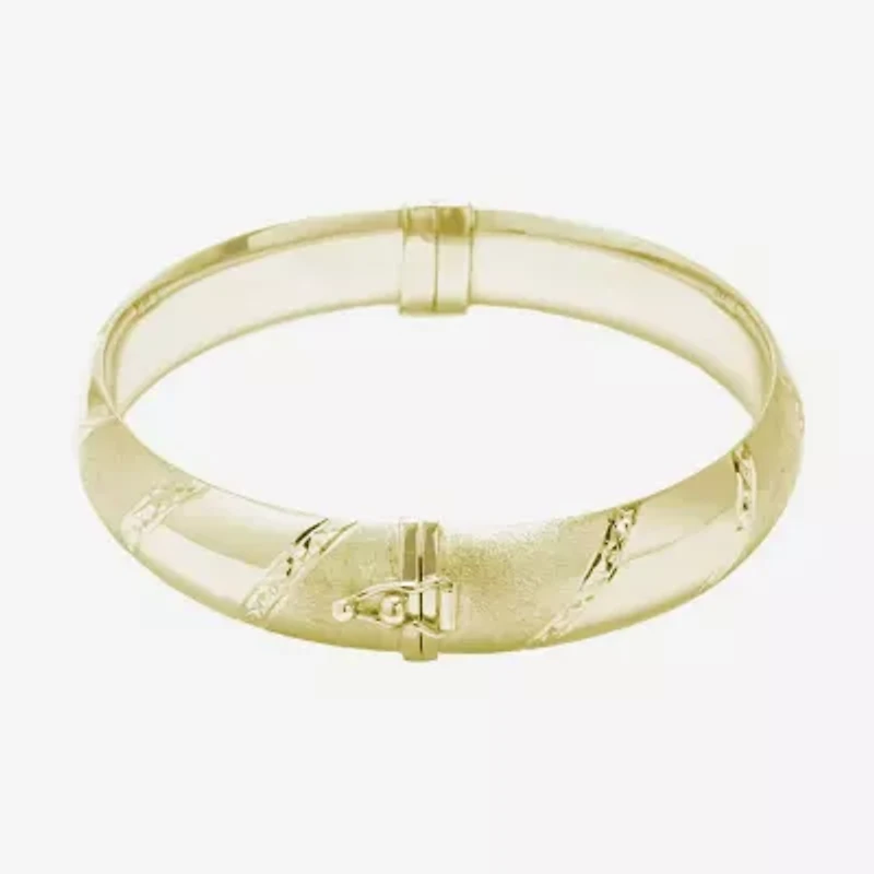 Womens 14K Gold Over Silver Bangle Bracelet