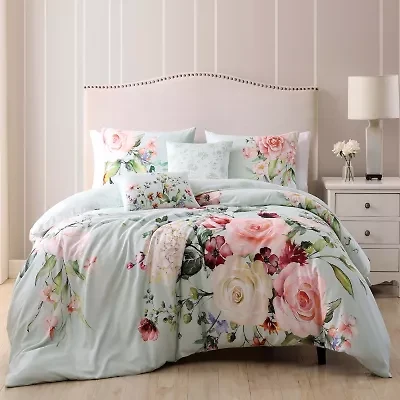 Bebejan Misty Green 5-pc. Midweight Reversible Comforter Set