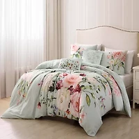 Bebejan Misty Green 5-pc. Midweight Reversible Comforter Set