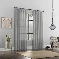 Archaeo Avnia Tab Top Light-Filtering Single Curtain Panel