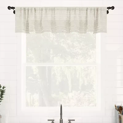 Clean Window Aya Rod Pocket Valance