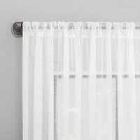 Clean Window Ceni Rod Pocket Light-Filtering Single Curtain Panel